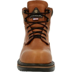 'Rocky' Men's 6" IronClad EH WP Steel Toe - Brown -Shoes Specialty Store RKK0330 front 1024x1024@2x