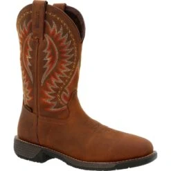 'Rocky' Men's 11" Rugged Trail EH WP Western Square Toe - Brown -Shoes Specialty Store Rocky Rugged Trail 11 waterproof western work boot RKW0370 1024x1024@2x