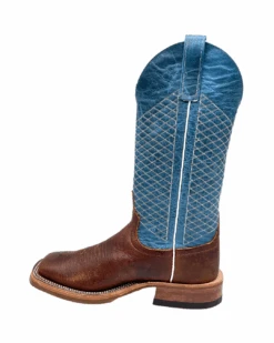 'Anderson Bean' Men's 13" Western Square Toe - Bison / Blue Lava -Shoes Specialty Store S11162 1024x1024@2x