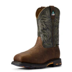 'Ariat' Men's 11" WorkHog MetGuard EH Comp Toe - Ridge Brown 11 'Ariat' Men's 11" WorkHog MetGuard EH Comp Toe - Ridge Brown -Shoes Specialty Store S16 MNS WORK Couto 10017174 3 4 front 1024x1024@2x