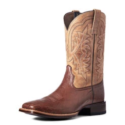 'Ariat' Men's 11" Night Life Ultra Western Square Toe - Antique Tabac Smooth Quill Ostrich / Sorrel Brown 11 'Ariat' Men's 11" Night Life Ultra Western Square Toe - Antique Tabac Smooth Quill Ostrich / Sorrel Brown -Shoes Specialty Store S22 MNS WEST 10040344 front 1024x1024@2x