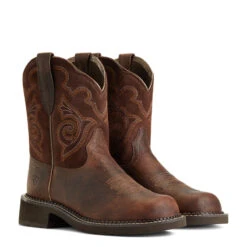'Ariat' Women's 8" Fatbaby Heritage Tess Western Round Toe - Forest Brown / Jamocha 15 'Ariat' Women's 8" Fatbaby Heritage Tess Western Round Toe - Forest Brown / Jamocha -Shoes Specialty Store S22 WMS WEST 10040264 pair 1024x1024@2x