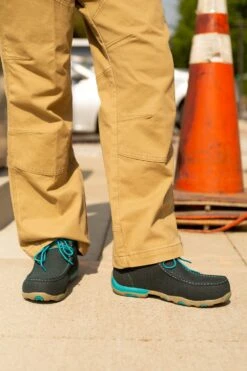 'Twisted X' Women's Chukka Driving Moc EH Comp Toe - Dark Teal / Turquoise -Shoes Specialty Store TXW WDMNT01 Work SafetyToeLaceUp 2104 025 1024x1024@2x
