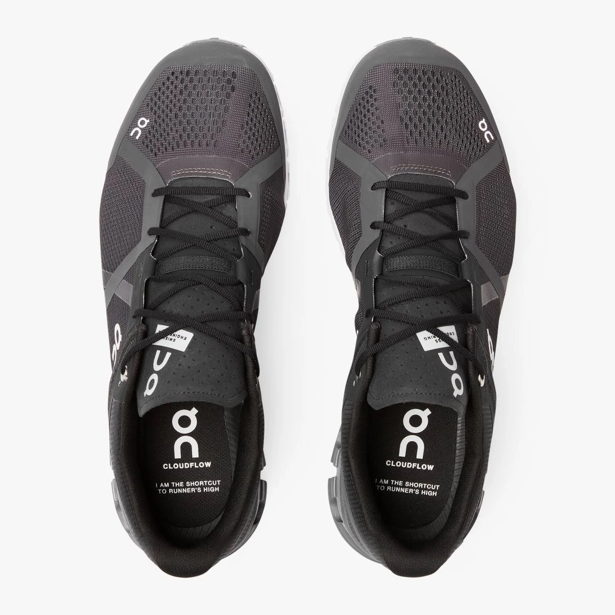 'On Running' Men's Cloudflow - Black / Asphalt 4 'On Running' Men's Cloudflow - Black / Asphalt - Image 2