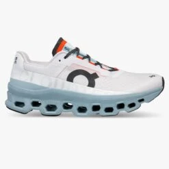 New Products 16 'On Running' Men's Cloudmonster - Frost / Surf