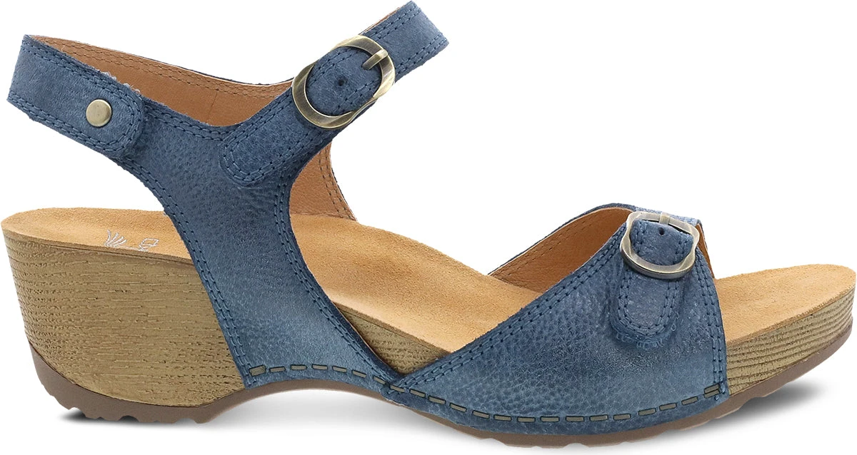 'Dansko' Women's Tricia - Blue Milled Burnished 3 'Dansko' Women's Tricia - Blue Milled Burnished
